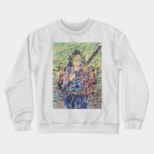 FIGURE WITH RIFLE Crewneck Sweatshirt